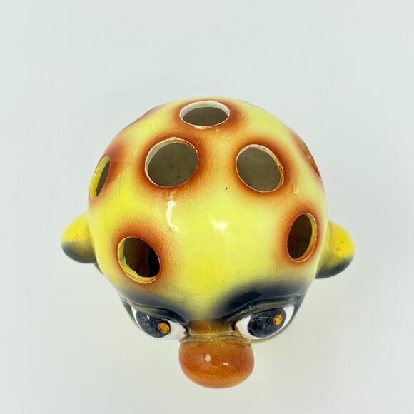 Kreiss & Co Psycho Ceramics "Holes in Head" Monster Figurine 1960's Joke Gift - Picture 3 of 7